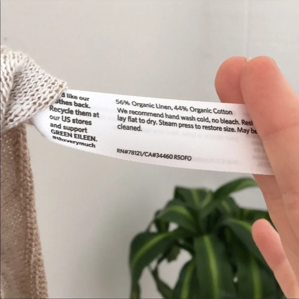 Organic Eileen Fisher Bateau Top - Picture 5 of 6